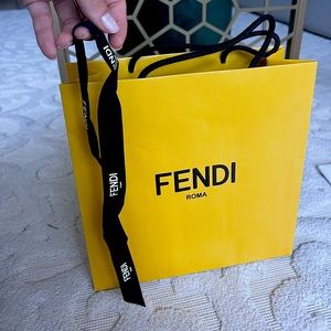 FENDI shopping gift bag small PRISTINE excellent condition